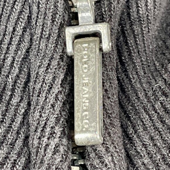 Polo Jeans Co Ralph Lauren Black Embroidered Logo Full‑Zip Cotton Sweatshirt XL - Picture 6 of 11